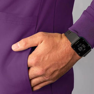 Veste d'infirmière sur mesure pour hommes, veste de médecin, esthéticienne, hôpital, uniforme médical extensible, veste d'infirmière, uniformes pour hommes, hôpital - Product Image 5