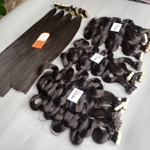 The Best Hair Vendor <b>Body</b> <b>Wave</b> Vietnamese Hair 100% Unprocessed Raw Human Hair Tape in Straight Extension - Product Image 3