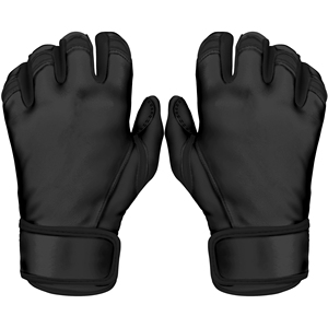 Guantes de bateo de béisbol de cuero OEM Cabretta puño corto cómodo agarre duradero para equipos de jóvenes y adultos - Product Image 1