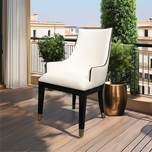 เก้าอี้ทานข้าวไม้โมเดิร์นคุณภาพสูง Morgan 2 ดีไซน์ตามหลักสรีรศาสตร์ ทนทาน เหมาะสำหรับห้องรับประทานอาหารและเฟอร์นิเจอร์สำนักงานที่บ้าน สำหรับบ้านพักตากอากาศ - Product Image 5