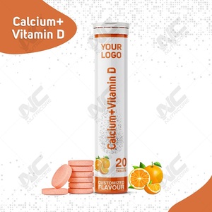 Tabletas Efervescentes de Calcio + Vitamina D de Alta Calidad, Suplemento Natural para Adolescentes, Precio de Mercado Razonable - Product Image 2