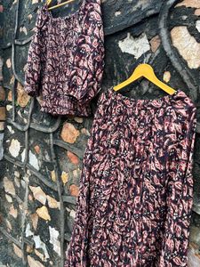 ชุดกระโปรงแม็กซี่ลายดอกไม้แปลกๆสำหรับผู้หญิงทำจากผ้าฝ้ายคอทเทจธรรมชาติเสื้อตัวบนชายหาดฤดูร้อน - Product Image 2