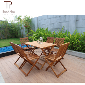 Wholesale Cheap Contemporary Eco-friendly Acacia Wooden <b>Foldable</b> Garden <b>Chair</b> for Villa Park Bedroom Kitchen & Courtyard Use - Product Image 6