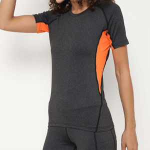 Camisetas modernas para mujer, Top corto con cuello en V y cuello redondo, estilo veraniego a la moda, atuendo informal cómodo de algodón 100% - Product Image 6