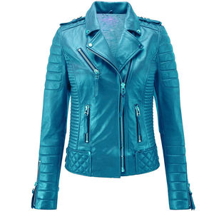 Chaqueta de Cuero de Nuevo Diseño para Mujer, Material de Cuero de Alta Calidad, Mangas Completas, Estilo Urbano, Venta al Por Mayor Profesional - Product Image 3