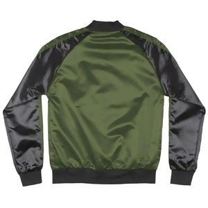 แจ็กเก็ตผ้าซาตินสำหรับผู้ชายเสื้อแจ็กเก็ตผ้าซาตินแขนยาวเข้ารูปสำหรับฤดูหนาวดีไซน์ใหม่ล่าสุด - Product Image 4