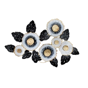 ศิลปะติดผนังในร่มศิลปะนามธรรมตกแต่งห้องนอนห้องนั่งเล่นตกแต่งผนังโลหะ - Product Image 6