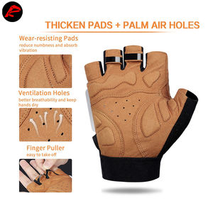 Gants de cyclisme de course de nouvelle conception avec couverture demi-doigt légers et lavables - Product Image 5