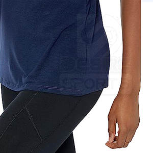 Camisetas sin Mangas Casuales de Alta Calidad para Mujer, Corte Ajustado, Tejido de Lona Personalizado en la Parte Delantera, Transpirable, Ecológico y de Secado Rápido - Product Image 3