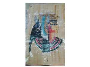 Décoration d'intérieur de haute qualité, art pharaonique artistique, peinture à l'aquarelle sur papyrus, art égyptien pharaonique/héroglyphique, personnalisable - Product Image 3