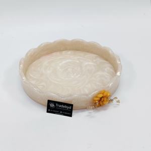 Asas de bandeja de resina de alta calidad de diseño moderno elegante para decoración del hogar bandejas de servicio hechas a mano para uso doméstico de Hotel TradeByD directo - Product Image 2
