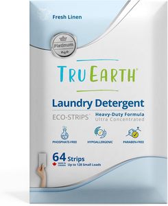 Feuilles de lessive Tru Earth Platinum Fresh Linen – 64 bandes - Product Image 1