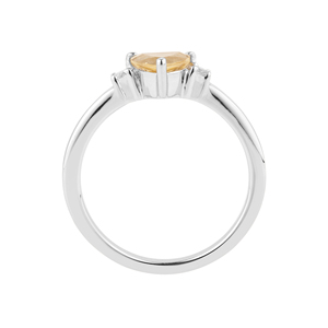 แหวนเงินสเตอร์ลิงประดับด้วยสีเหลืองมะนาว925ดีไซน์หรูหรา - Product Image 2