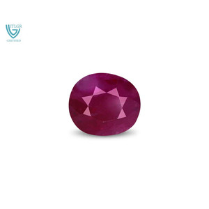 Rubis (Manik) - 8,37 carats, pierre précieuse naturelle facettée, forme carrée, rectangulaire, ovale, triangulaire, cœur, grenat rouge violet, améthyste, 8 mm - Product Image 1