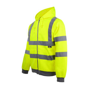 Chaqueta DE SEGURIDAD reflectante para hombre de alta calidad 2025, chaleco de trabajo de alta visibilidad OEM personalizado con logotipo personalizado - Product Image 2