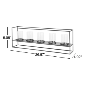 Portavelas duradero con decoración de Metal elegante, impresión en aerosol para sala de estar, dormitorio, comedor, curación de eventos - Product Image 2