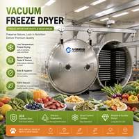FDG-20 Vriesdroger Kleine Mini Huishoudelijke Lyofilisator Vacuümvriesdroger voor Voedsel Fruit Snoep Cold Brew Koffie Melk Huisdierenvoer