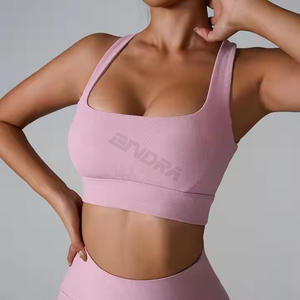 Femme vêtements de sport mode course sport gym débardeur sans manches col haut yoga hauts séchage rapide - Product Image 6