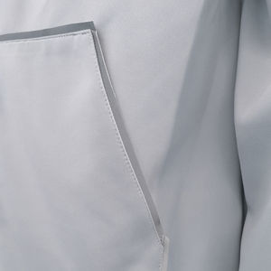 Ensemble de survêtement unisexe personnalisé en polyester pour le printemps, avec logo imprimé réfléchissant et rayures, 2 pièces, fermeture éclair, jogging pour homme, pour les fêtes et les clubs - Product Image 4