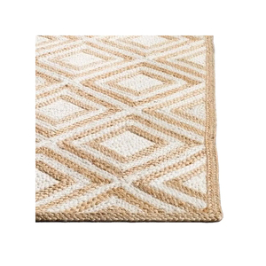 พรมถักคอตตอนพรีเมี่ยมทันสมัยพร้อมคุณสมบัติกันลื่นทนทานปรับสีได้และดีไซน์ล่าสุด - Product Image 1