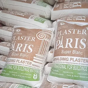 Egitto gesso in polvere di gesso di alta qualità di paris bag 20 & 25 & 40kg set di sacchetti in pp inital time come richiesta extra whiteness Mesh 100