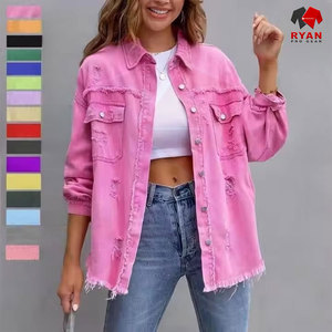 แจ็คเก็ตยีนส์ผู้หญิง ดีไซน์เหนือกาลเวลา ผ้าทนทาน ใส่สบาย เหมาะสำหรับทุกฤดูกาล - Product Image 1