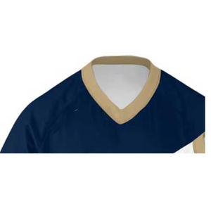 T-shirts de football sportifs personnalisés maillot de football coupe carrée rétro Streetwear maillot de football maillot de crosse - Product Image 2