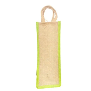 กระเป๋าใส่ขวด shopping1ทรง Tote สีขาวกระเป๋าช้อปปิ้ง1ขวดทำจากปอกระเจาพิมพ์โลโก้แฟชั่น - Product Image 6