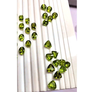 62 piezas de peridoto natural de 8mm a 10mm ovalado redondo Trillón faceta 130 Cts Iroc ventas CORTE DE peridoto verde de alta calidad US $253 para todos - Product Image 5
