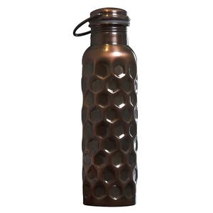 100% Leak Proof Pure Copper <b>Water</b> <b>Bottle</b> for Traveling Yoga and Gym, Diamond Cut Hammered <b>Metal</b> <b>Bottle</b> for Wedding Gifts - Product Image 1