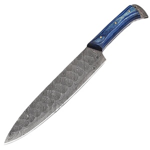 Custom Handmade Damascus Steel <b>Kitchen</b> Chef <b>Knife</b> Pakka Wood Handle <b>Knife</b> (Smk1583) - Product Image 1