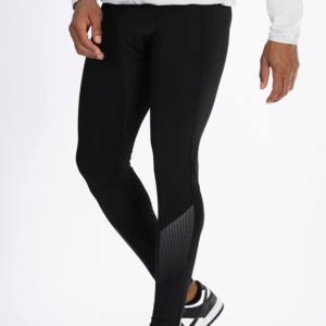 Haute qualité personnalisé unisexe léger Spandex/Polyester Gym Wear tricoté Compression Leggings pour course entraînement vélo poche - Product Image 1