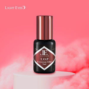 LIGHTEYES Safety <b>Eyelash</b> <b>Extension</b> Adhesive Black Lash <b>Glue</b> 6-8 Weeks Lasting - Product Image 1