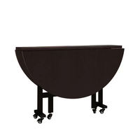 Meubles d'appartement modernes, ensemble de table et de chaises pliantes, table de salle à manger pliable pour économiser de l'espace, table de cuisine pliable