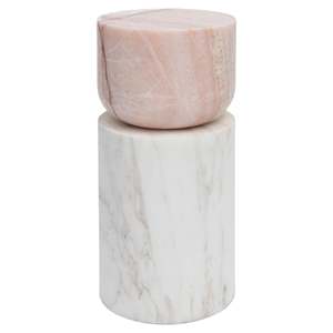 En la venta superior, mesa auxiliar de mármol sólido de aspecto Premium, muebles decorativos para el hogar, Hotel, Villas, sala de estar, mesa auxiliar de café, uso - Product Image 1