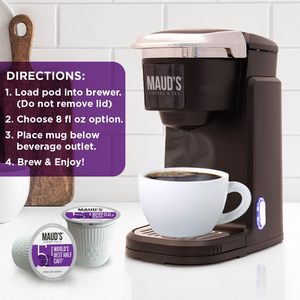 Cápsulas de Café Maud's Half Caff, 18 unidades, Café Tostado Medio en Cápsulas Individuales – Café 100% Arábica - Product Image 5