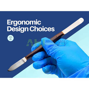 Cuchillo de Cera Dental AFERICANA de Alta Calidad Modelo AHI-DWK-01 para Uso en Laboratorio con Mango de Madera y Acero Inoxidable, Agarre Ergonómico - Product Image 6