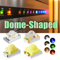 XINGLIGHT Lentille Dôme Professionnelle LED SMD 0603 0805 1206 1210 Bicolore Blanc Chaud Vert Haute Intensité pour Croissance Végétale Source Usine