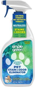 Simple Green Éliminateur de taches et d'odeurs pour animaux de compagnie, formule enzymatique, flacon pulvérisateur de 32 fl oz - Product Image 3