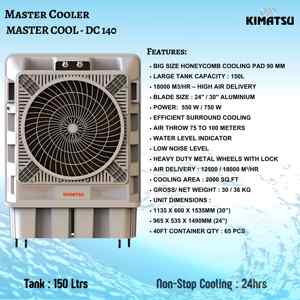 Commercial for Master <b>Cool</b> Desert Air Cooler with 1-Year Warranty Electric <b>Power</b> Source for Hotels and Household Use - Product Image 3