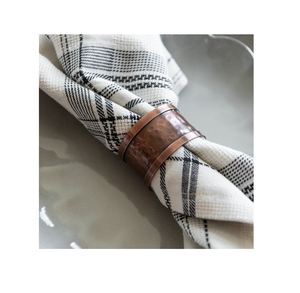 ห่วงทองแดงสำหรับใส่ผ้าเช็ดปากลายกุหลาบโลหะสีทองสำหรับวางบนโต๊ะ - Product Image 3