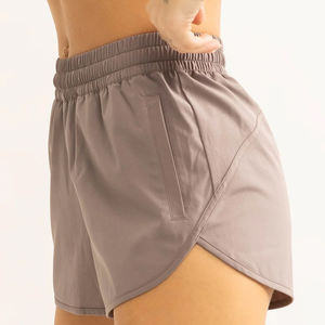 Vente en gros Lulu sans couture respirant coupe régulière nude NULS toile tissu séchage rapide écologique Hip Hop pêche hanche taille haute femmes - Product Image 5