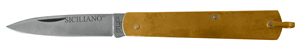 Coltello da Tasca con Manico in Ottone Cm. 15 - Product Image 1