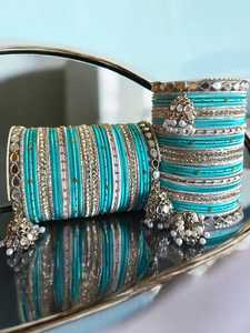 Joyería étnica colorida para bodas, brazaletes nupciales con puntos de Metal a la moda para fiestas y regalos de devolución - Product Image 6