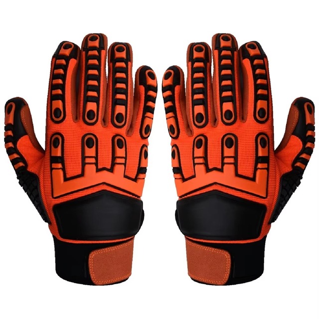 Tpr Impact Nitrile Coated Gloves XL Size Level 5 Cutting-Proof Anti-Slip Safety Working Gloves