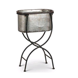 Macetas y macetas de metal decorativas para el hogar al por mayor, fabricación al por mayor barata de la India para aplicaciones de jardín - Product Image 1