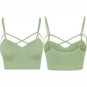 2025 chaud nouvelles femmes Gym entraînement réglable femmes course antichoc sport Yoga soutien-gorge - Product Image 1