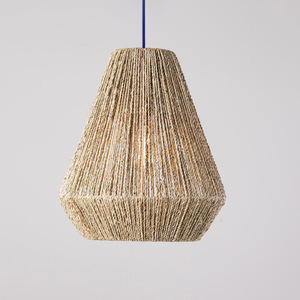 Lampes suspendues vintage en jonc de mer pour la décoration de la maison abat-jour en paille durable prix bon marché - Product Image 2