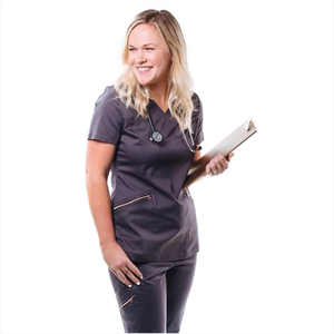 Conjunto de Uniformes Médicos de Punto Personalizados para Hospital, Uniformes para Enfermería, Doctor, Spa, Médico, Enfermera - Product Image 6