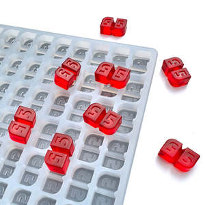 Gummy Production Mold Vector mold Two Piece Breaker <b>Silicone</b> Tray for Starchless Confectionery and Commercial Gummy Making - Product Image 2